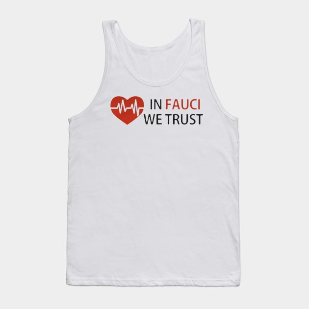Dr Fauci In Fauci We Trust Tank Top by johntor11